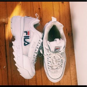 Lightly Used FILA velcro sneakers!